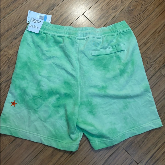Nike Sportswear French Terry Shorts Floral/Green Men's Size Medium - Picture 2 of 8